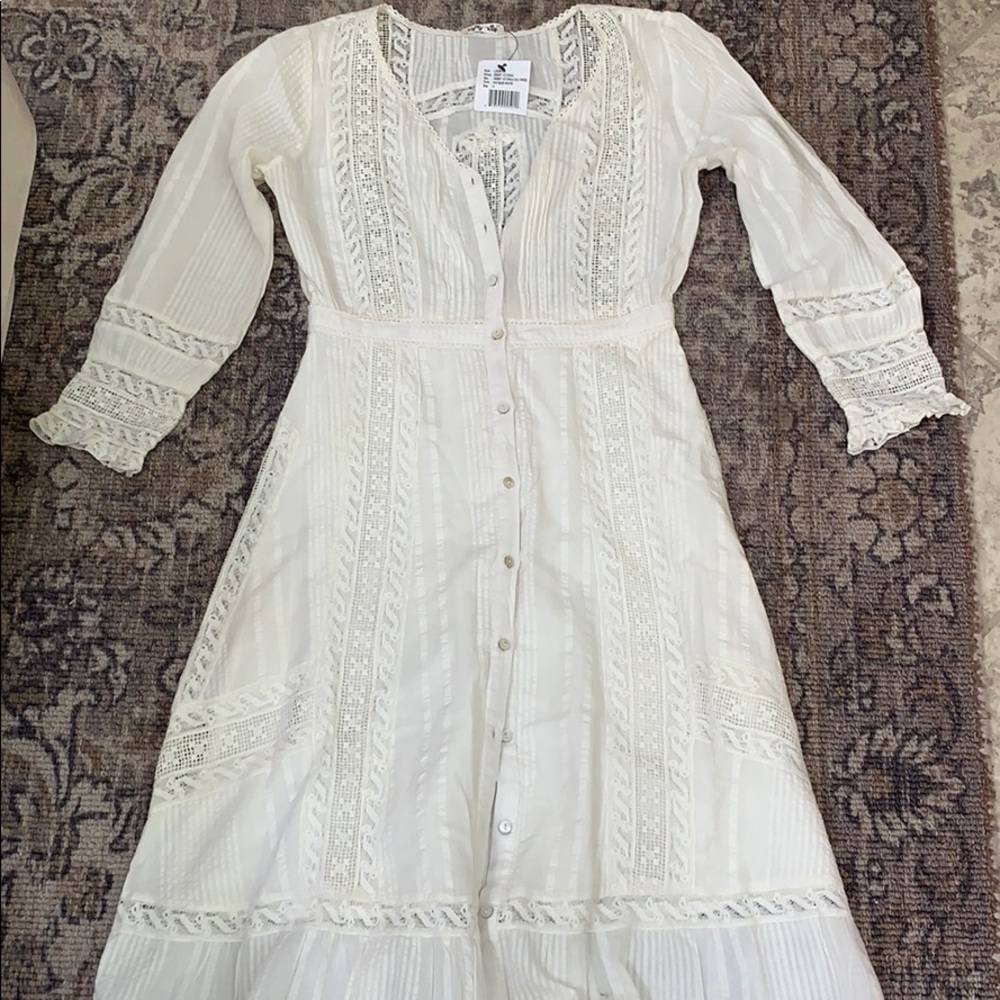 Love Shack Fancy Desert Victorian Maxi dress